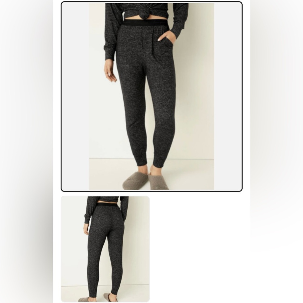 PINK Victoria's Secret Black Sleepwear Pants